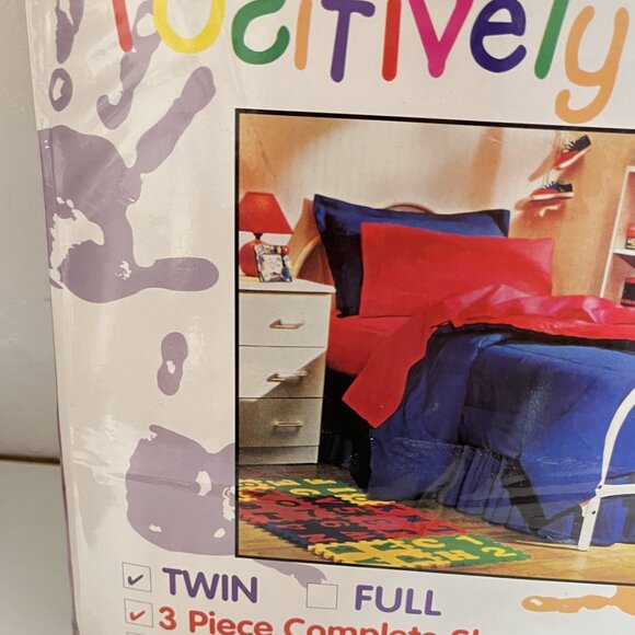 POSITIVELY FOR KIDS (3) piece TWIN COMPLETE SHEET SET/NWT - Picture 6 of 13